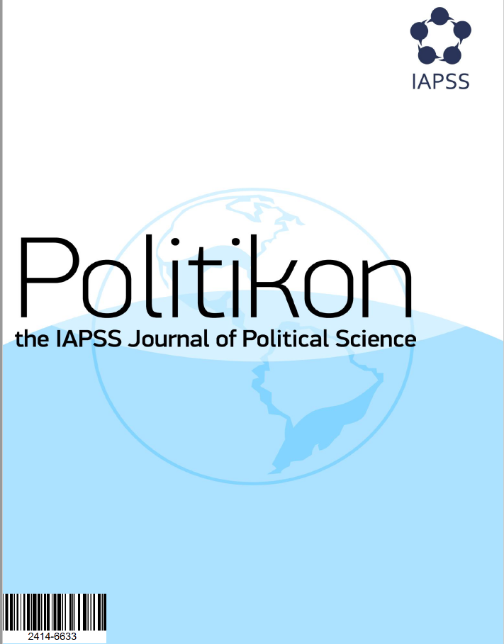 					View Vol. 32 (2017): Special IAPSS Student Research Committees Issue
				